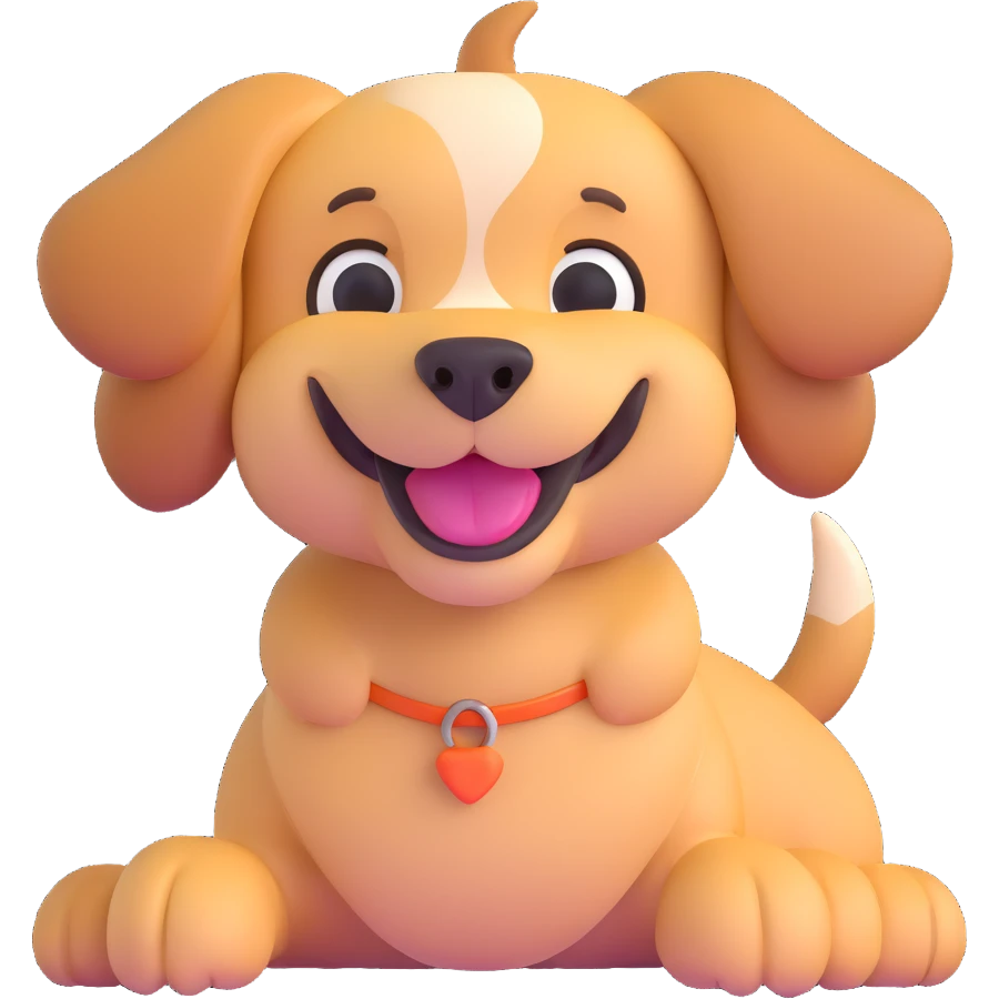 happy dog emoji