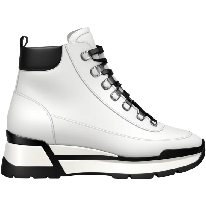 white and black balenciaga shoes emoji