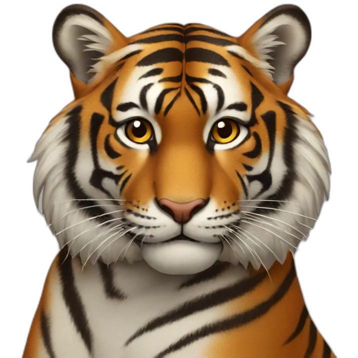 chat-tiger-marron emoji