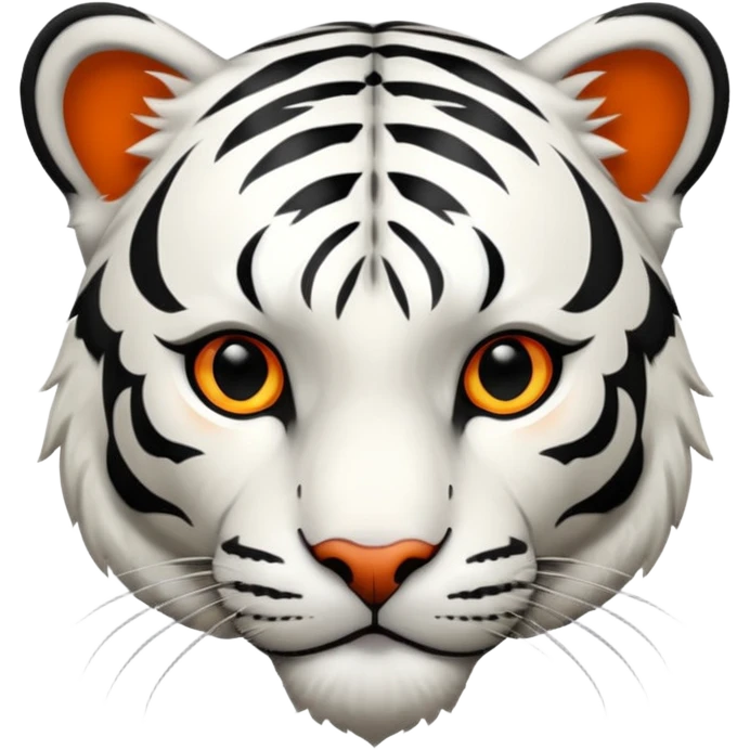 Tigre blanco emoji