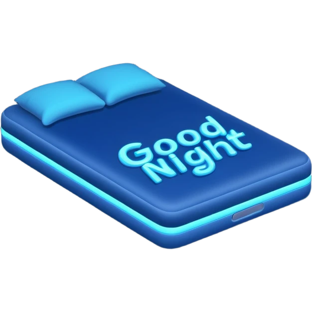 good night in letters emoji