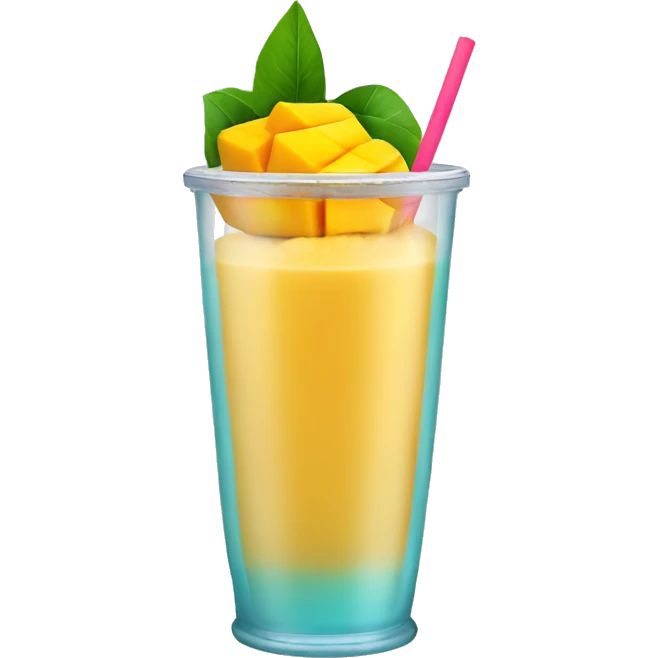 mango slushie emoji