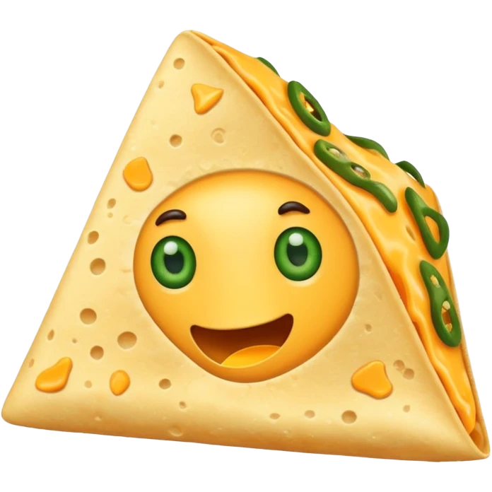 one single triangle nachos emoji