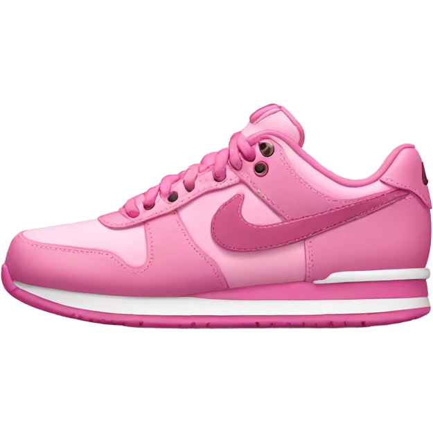 Pink Nike sneakers emoji