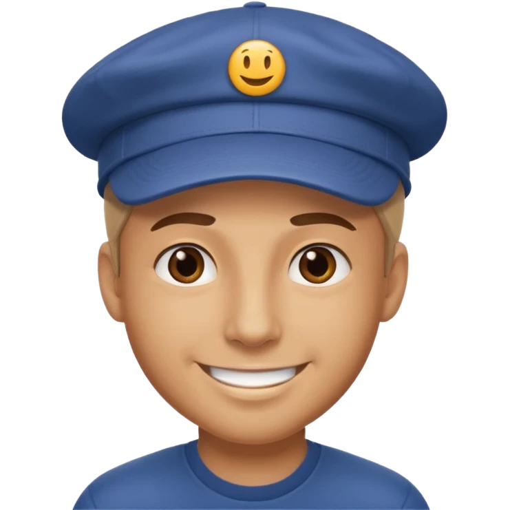 A MOTIVATIONAL GUY WITH A CAP ON emoji