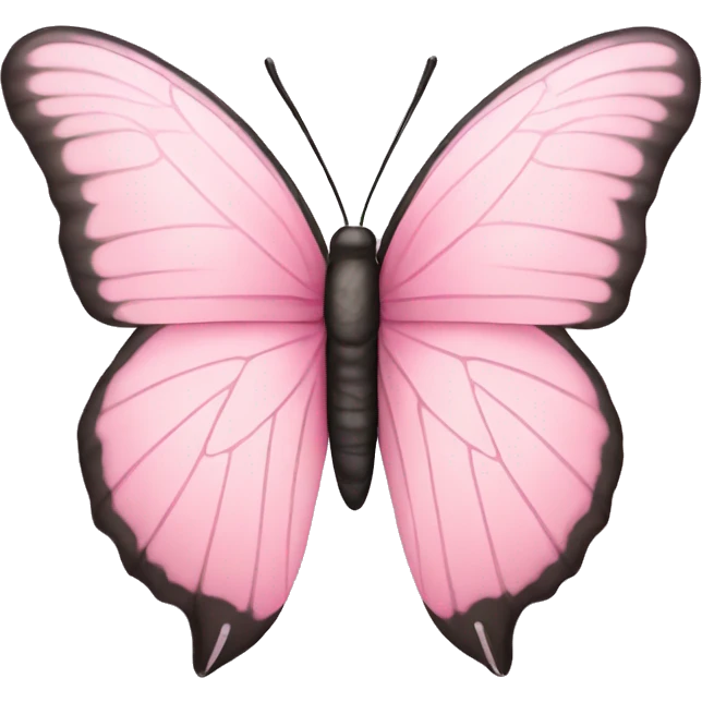 Light pink butterfly emoji