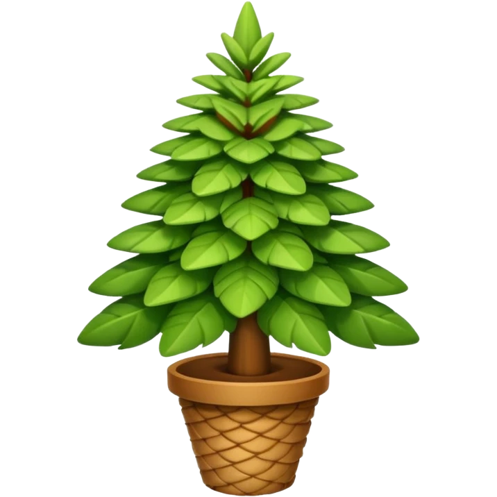 shaped little tree emoji