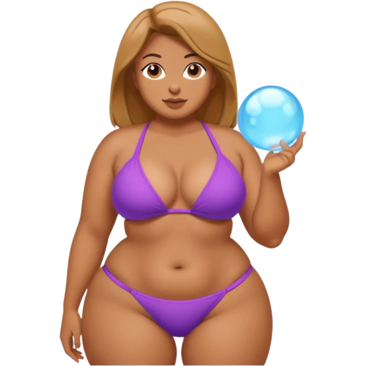 Thicc thighs, bubble butt emoji