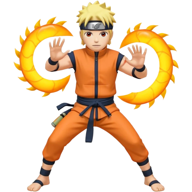 Naruto on pose kurama full emoji