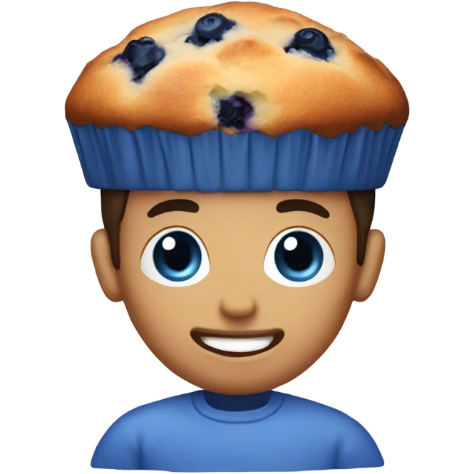 blueberry muffin emoji