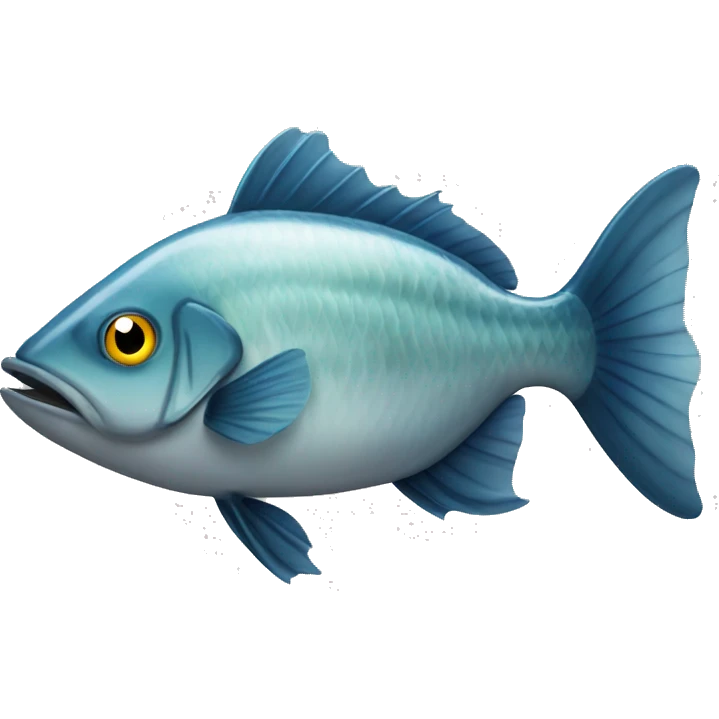 How you would show how large a fish is  emoji