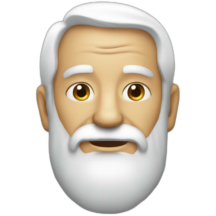 old beard man emoji