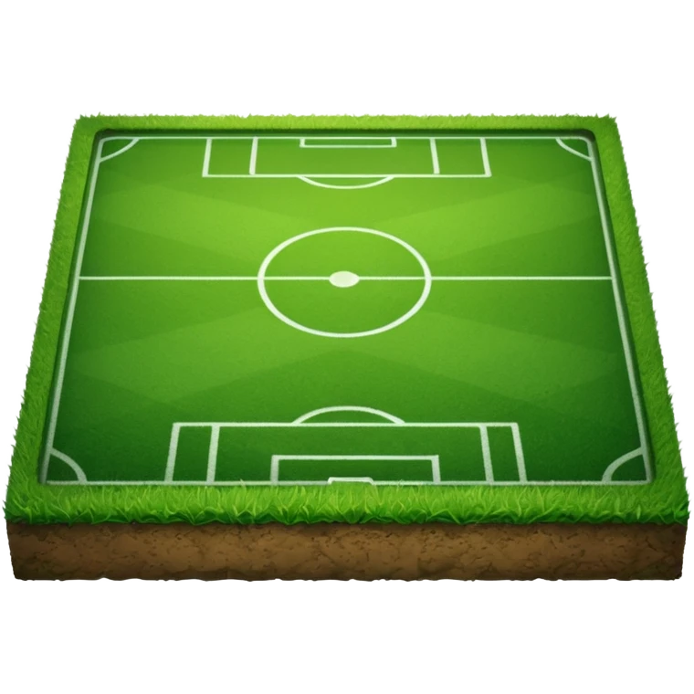 piece of short grass of a soccer field emoji