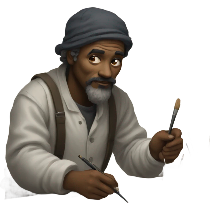 Ink painter  emoji