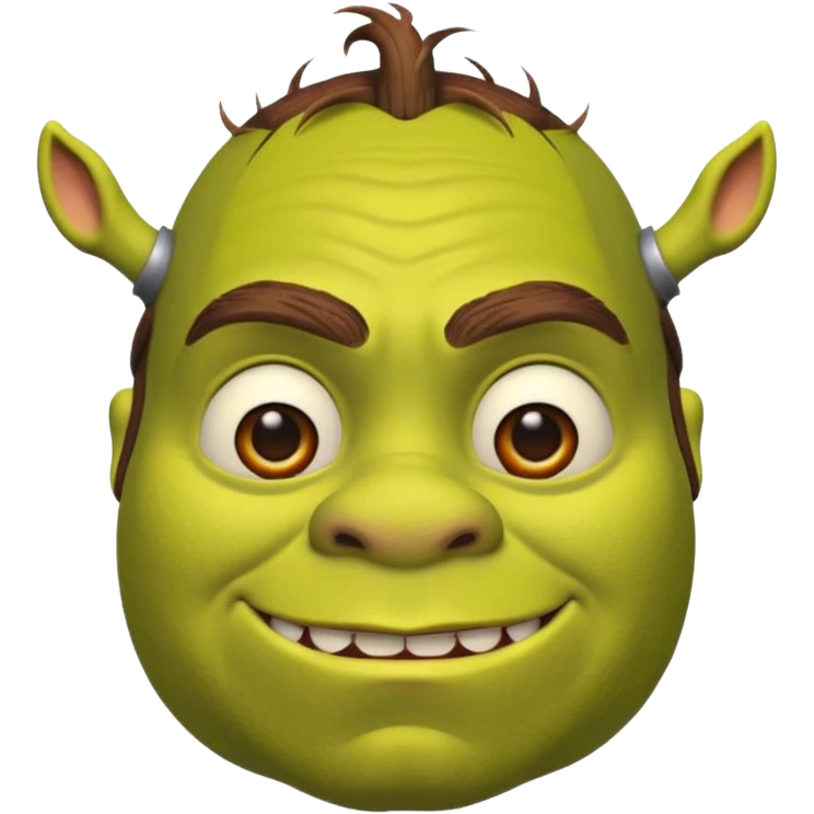 Shrek asombrado emoji