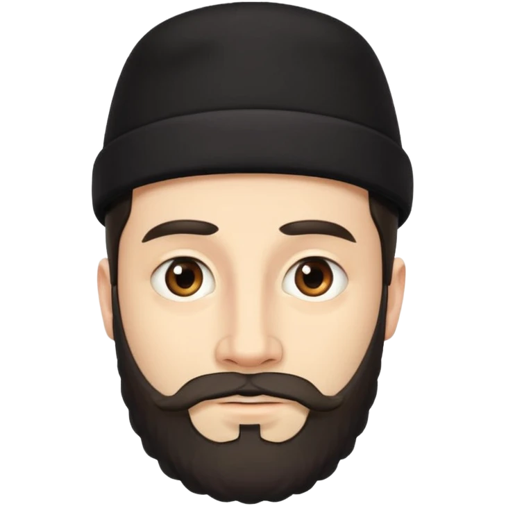 Orthodox Jewish male face emoji