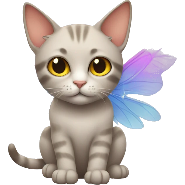 cat with fairy wings  emoji