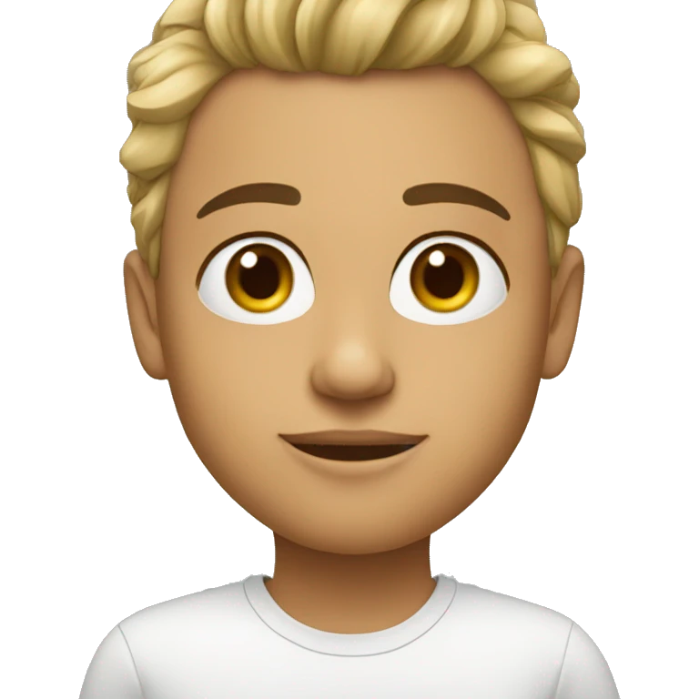 Cara branco emoji