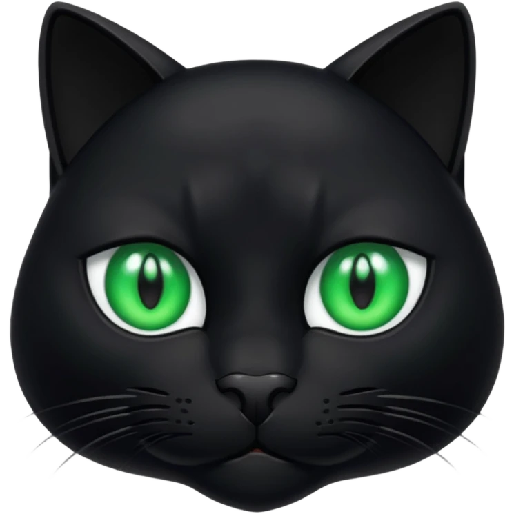 Cat black emoji