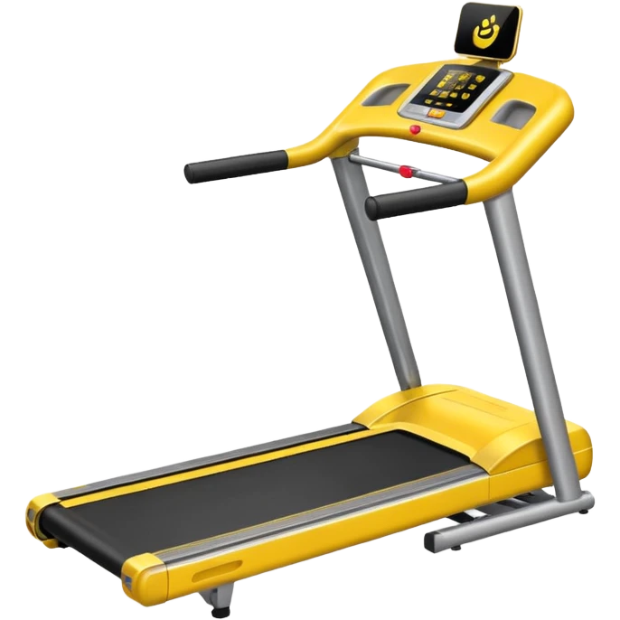 yellow treadmill emoji