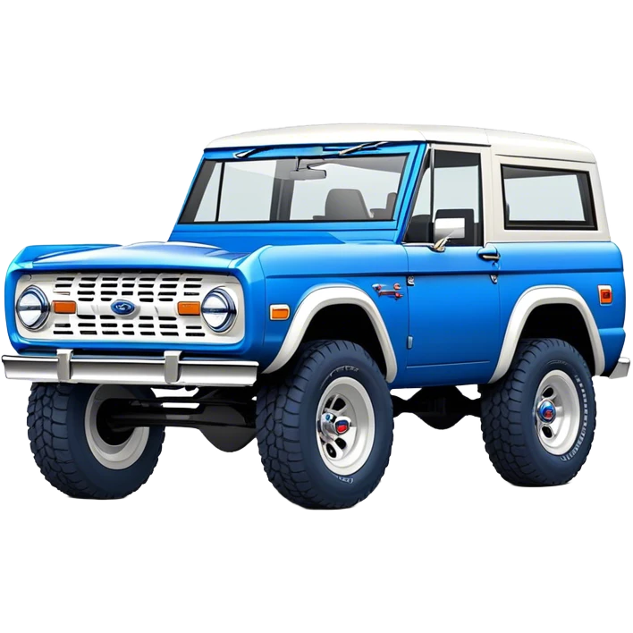 Ford Bronco - Ford (Model Year: 2021) (Iconic colour: Blue) emoji
