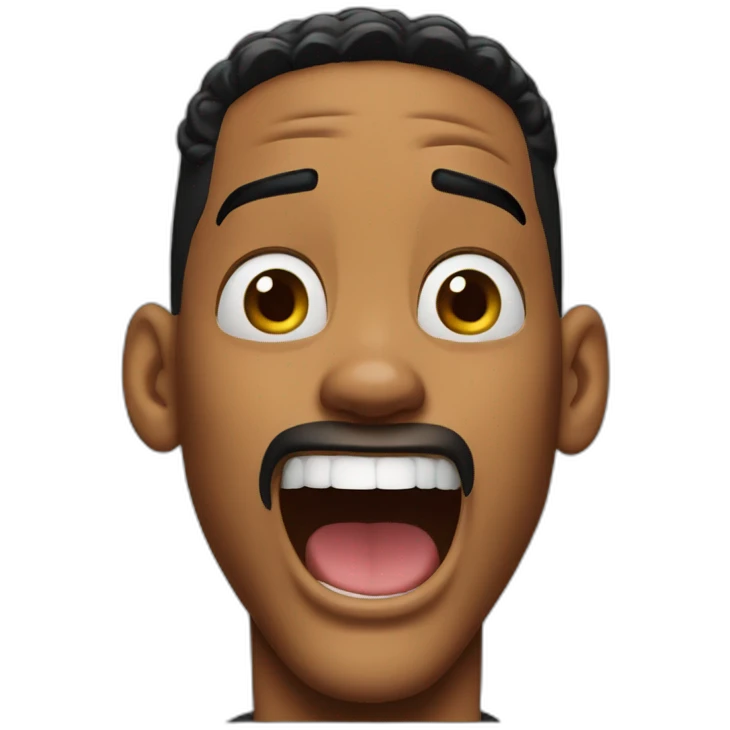 will smith happy surprised emoji