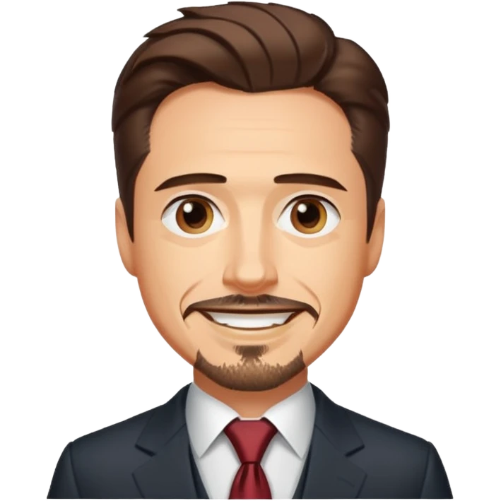 happy tony stark emoji