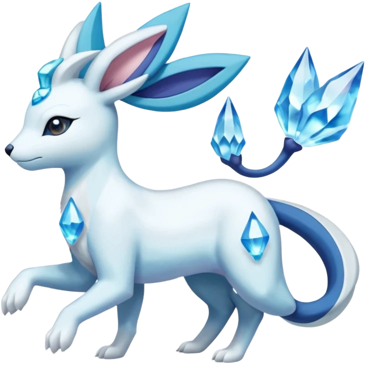 Primarina-Cobalion-Glaceon-Suicune-Amaura-fusion emoji