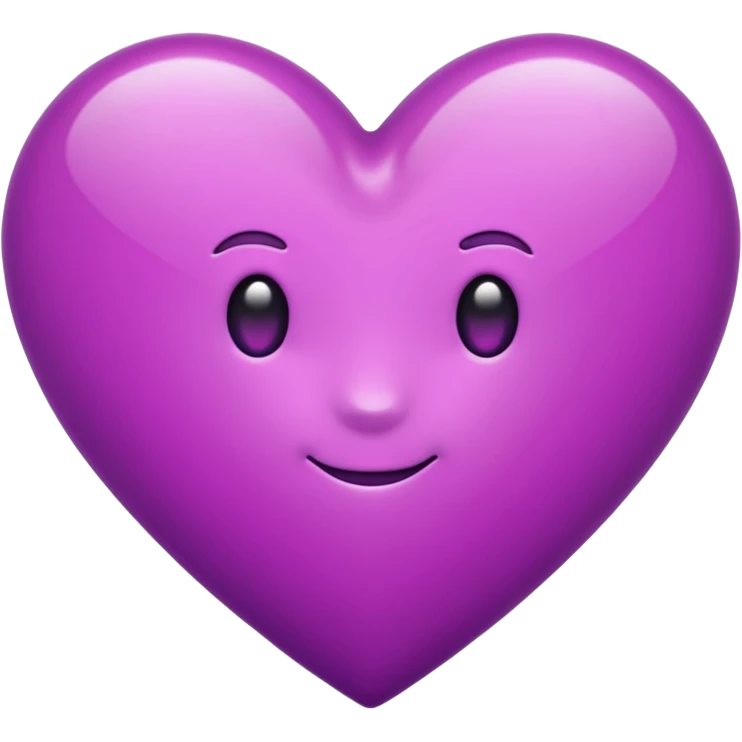 Coeur violet emoji