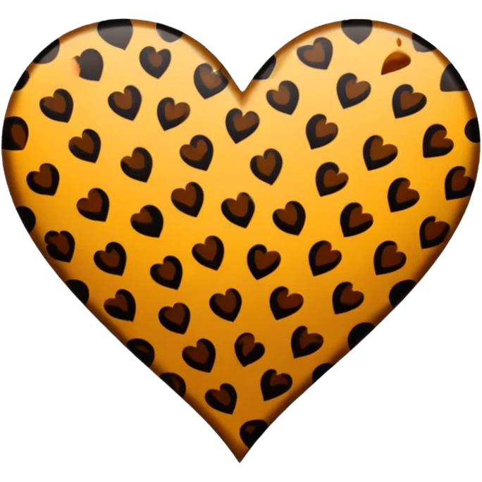 Cuore leopardato  emoji