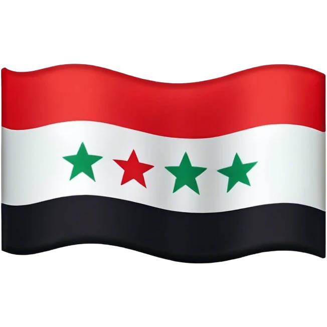 New flag of Syria emoji