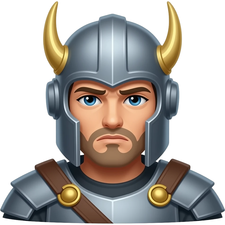 Sad warrior emoji