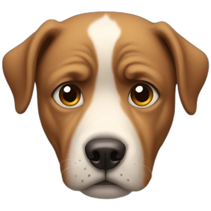 Dog sad emoji