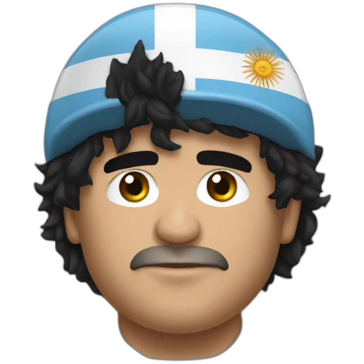 Argentina Maradona emoji
