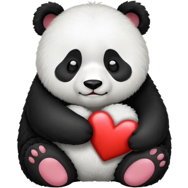Sleepy panda love emoji  emoji