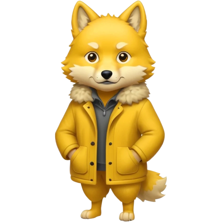 yellow wolf emoji