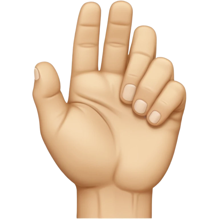 rear of veiny fist backview emoji