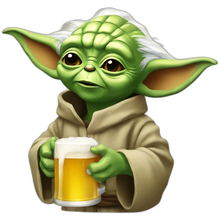 yoda-drink-beer feux emoji