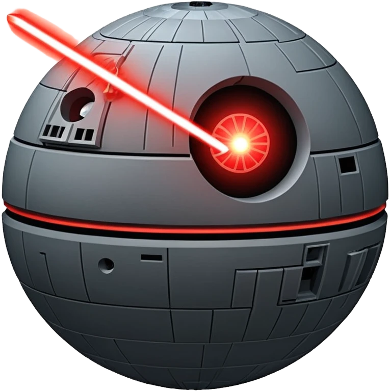 Death star firing at usa emoji