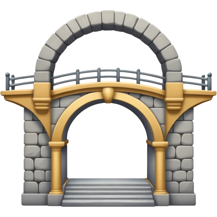 use this bridge. 2 ARCHES, one big platform. you see how there is 2 arches on top emoji