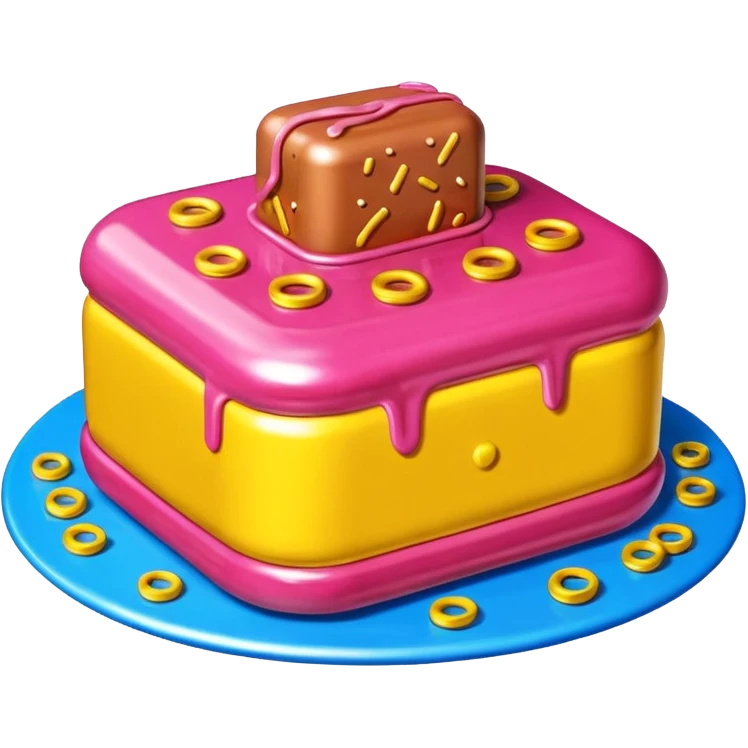  SPAM meat jeff koons style cake slop sculpture  emoji