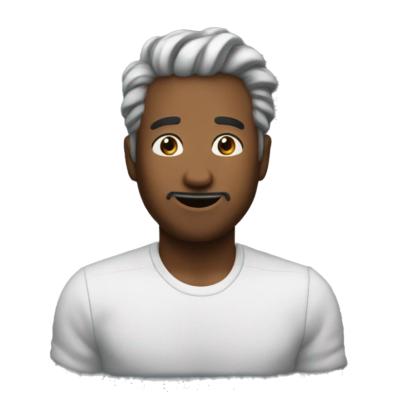Man said hey little guy what's your name  emoji