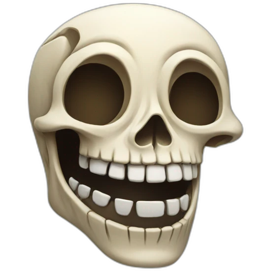 Laughing skeleton  emoji