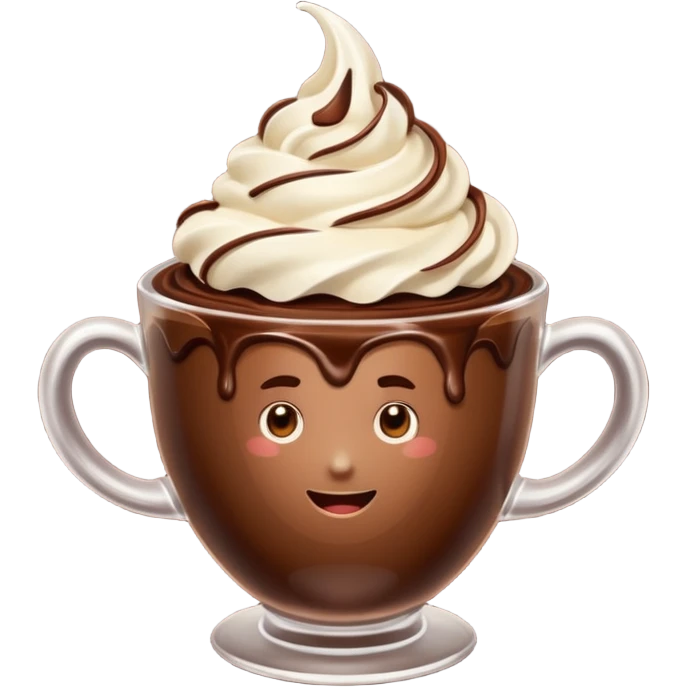 Cacao with whipping cream  emoji