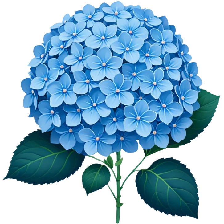 Blue Hydrangeas emoji