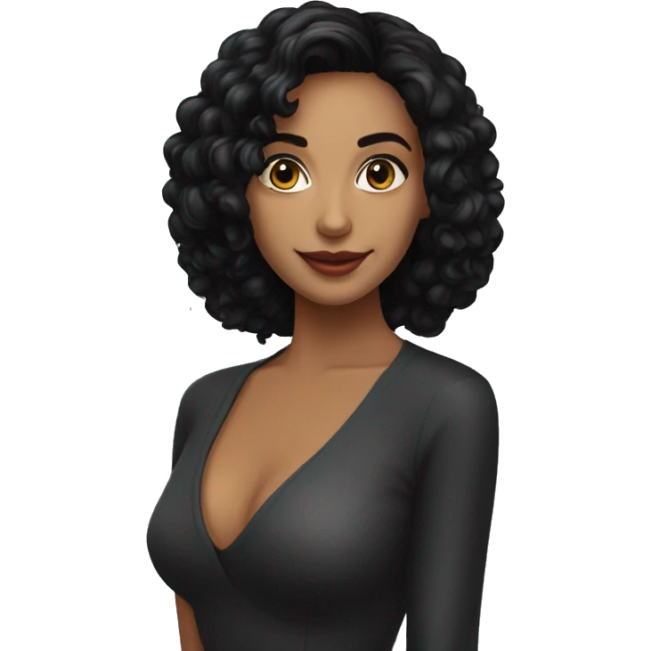 roberta de oliveira morena cabelo preto emoji