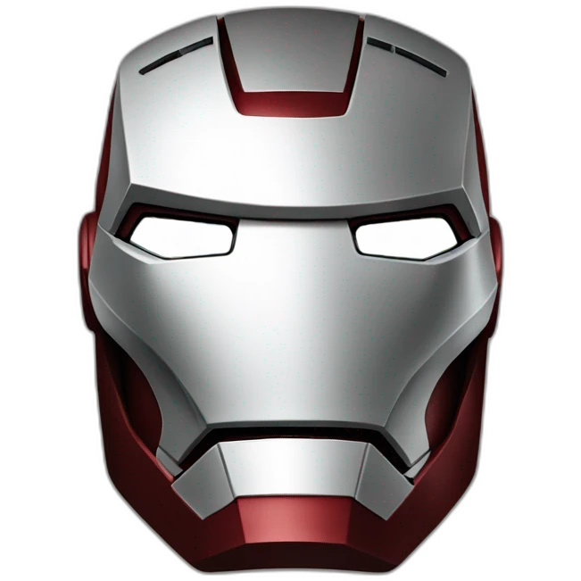 Iron Man mask emoji