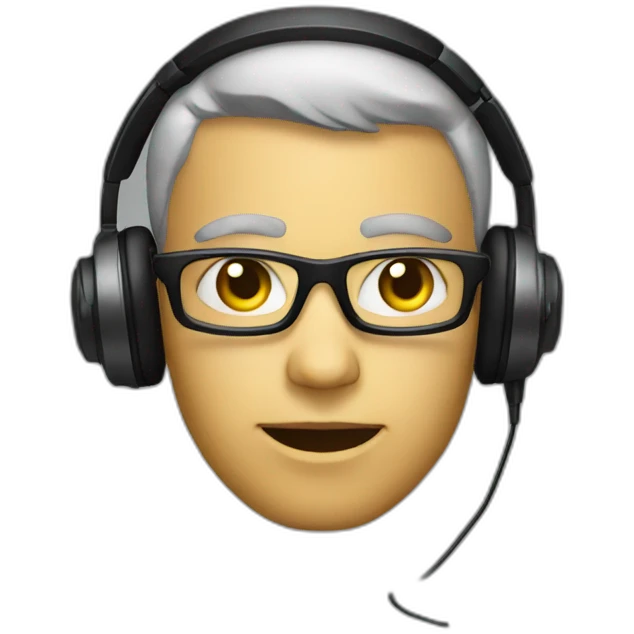 techno listener emoji