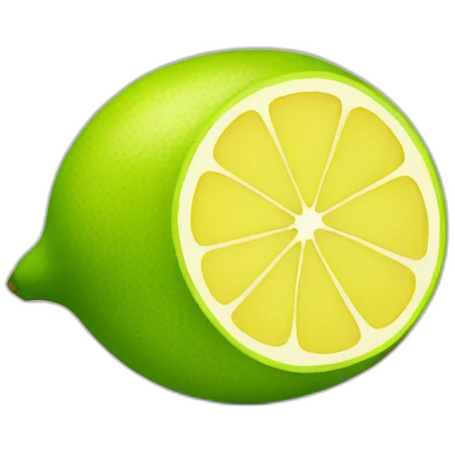 Lemon green emoji