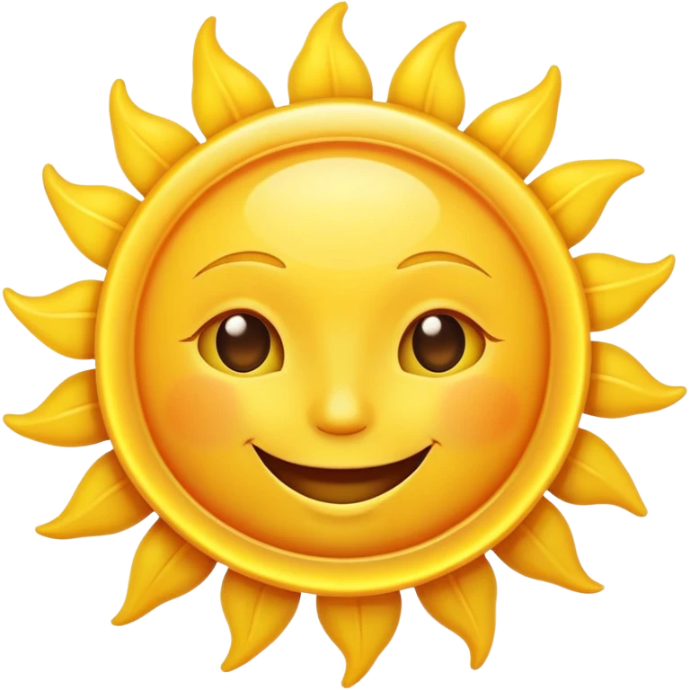 smiling sun emoji
